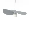 LUMICOM - PIUMA Suspension, 1X E27, max 42W, métal, gris, D.60cm