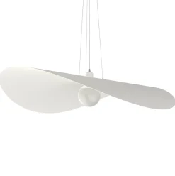 LUMICOM - PIUMA Suspension, 1X E27, max 42W, métal, blanc, D.90cm