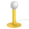 LUMICOM - PURO Lampe de table, 1X E27, max 42W, métal, jaune, D.4cm H.20cm