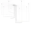 LUMICOM - RADIUS Suspension, STRIP LED, 136W/m, 3000K, métal, blanc, d.220