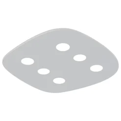 LUMICOM - RIVER FREE Plafonnier, 6x GX53, max 8W, métal, blanc mat, 55x40cm