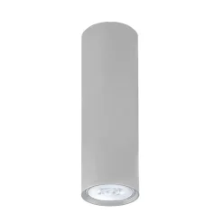 LUMICOM - ROND Plafonnier, 1x GU10, max 33W, métal, blanc mat, D.6cm x H30cm
