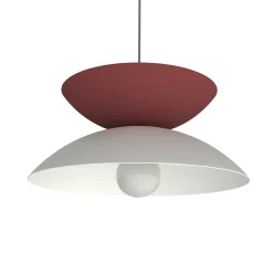 LUMICOM - ROND Suspension, 1X GU10, max 33W, métal, rose lotus, H.30cm