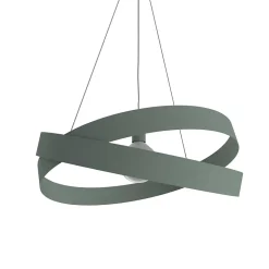 LUMICOM - SOFT Suspension, 1X E27, max 42W, métal, vert iceberg, D60cm