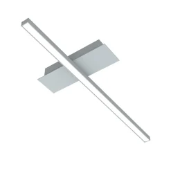 LUMICOM - SPLINT 1X Plafonnier, STRIP LED, 17W/m, 4000K, métal, gris, L50cm