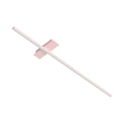LUMICOM - SPLINT 1X Plafonnier, STRIP LED, 17W/m, 4000K, métal, rose, L100cm