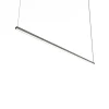 LUMICOM - SPLINT 1X Suspension, STRIP LED, 17W/m, 3000K, métal, gris , L100cm