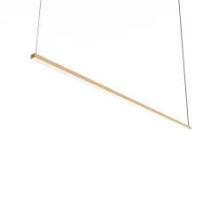 LUMICOM - SPLINT 1X Suspension, STRIP LED, 17W/m, 4000K, métal, anodic gold, L100cm