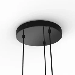 LUMICOM - SPLINT 3X Suspension, STRIP LED, 17W/m, 3000K, métal, noir brillant, L100cm