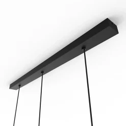 LUMICOM - STELO TRACK 3X Suspension, LED INTEGREE, 12.6W, 4000K, métal, noir mat, H.60cm
