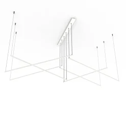 LUMICOM - STORM Suspension, STRIP LED, 102W/m, 4000K, métal, blanc, L 200