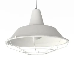 LUMICOM - TIVOLI Suspension, 1xE27, max 42W, métal, blanc mat, D.35cm