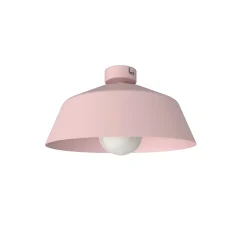 LUMICOM - TOKYO Plafonnier, 1xE27, max 42W, métal, rose, D.35cm