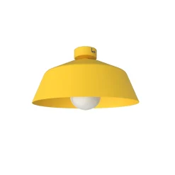 LUMICOM - TOKYO Plafonnier, 1xE27, max 42W, métal, jaune, D.35cm