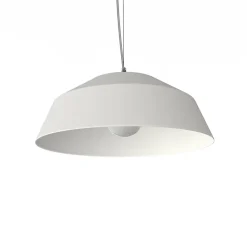 LUMICOM - TOKYO Suspension, 1xE27, max 42W, métal, blanc mat, D.50cm