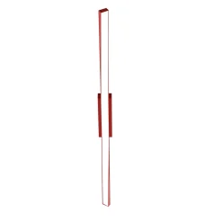 LUMICOM - TORX 1X Plafonnier, STRIP LED, 17.4W/m, 4000K, métal, rouge brillant, L100cm