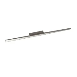LUMICOM - TORX 1X Plafonnier, STRIP LED, 17.4 W/m, 3000K, métal, gris torturelle, L100cm