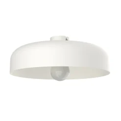 LUMICOM - TUZZI Plafonnier, 1xE27, max 42W, métal, blanc mat, D.40cm