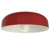 LUMICOM - TUZZI Plafonnier, 1xE27, max 42W, métal, rouge brillant/blanc, D.40cm