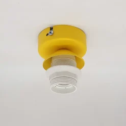 LUMICOM - TUZZI Plafonnier, 1xE27, max 42W, métal, jaune, D.40cm