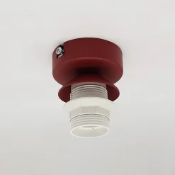 LUMICOM - TUZZI Plafonnier, 1xE27, max 42W, métal, rouge cowhide, D.40cm