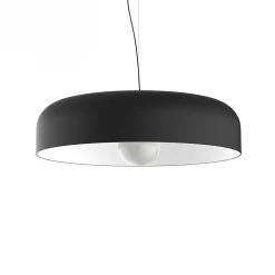 LUMICOM - TUZZI Suspension, 1xE27, max 42W, métal, noir/blanc, D.50cm