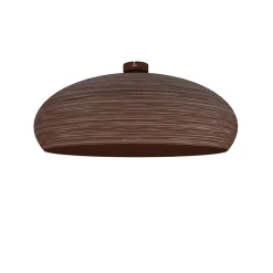LUMICOM - UFO Plafonnier, 1xE27, max 42W, métal, corten, D.60cm