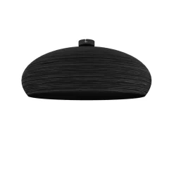 LUMICOM - UFO Plafonnier, 1xE27, max 42W, métal, noir mat, D.60cm