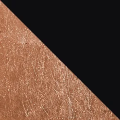 LUMICOM - VERA Sospensione, 1xE27, max 42W, metallo, nero opaco/foglia rame, D.40cm