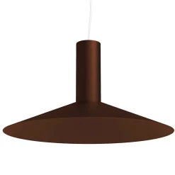 LUMICOM - VERA Suspension, 1xE27, max 42W, métal, marron corten, D.40cm