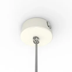 LUMICOM - VERA Suspension, 1xE27, max 42W, métal blanc brillant, D.25cm