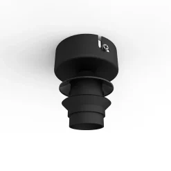 LUMICOM - WINDOW Plafonnier, 1xE27, max 42W, métal, matt black, D.40cm