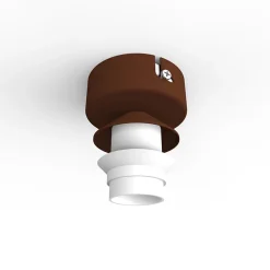 LUMICOM - WINDOW Plafonnier, 1xE27, max 42W, métal, corten, D.60cm