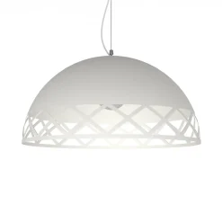 LUMICOM - WINDOW Suspension, 1xE27, max 42W, métal, traffic white, D.60cm