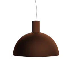 LUMICOM - ZENIT Suspension, 1xE27, max 42W, métal, marron corten, D.40cm