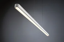 Luminaire en suspension LED Lento 2700K 1800lm 42W Blanc dépoli gradable