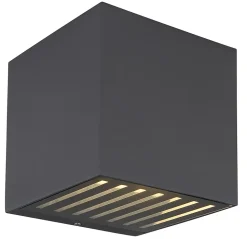 Luminaire extérieur aluminium anthracite, LED