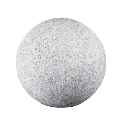 Luminaire extérieur imitation pierre - Sphère 39cm - IP65 - Source remplaçable