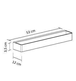 Luminaire mural LED Collection 18W - 53 cm - Verso
