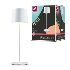 Luminaire rechargeable Gilo IP44 gradable 2700K Blanc dépoli