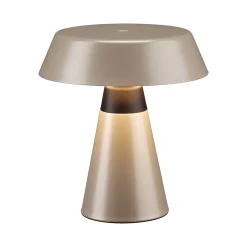 Luminaire rechargeable Lirox IP44 White Switch Champagne Noir