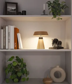 Luminaire rechargeable Lirox IP44 White Switch Champagne Noir