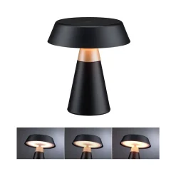 Luminaire rechargeable Lirox IP44 White Switch Noir Champagne