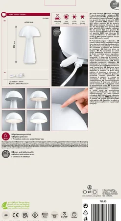 Luminaire rechargeable 3-Step-Dim Onzo IP44 gradable 2700K Blanc