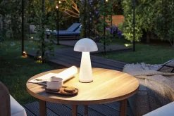 Luminaire rechargeable 3-Step-Dim Onzo IP44 gradable 2700K Blanc