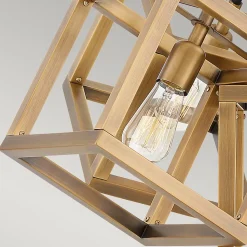 Luminaire suspendu Ensemble 5 lumières - Bronze brossé