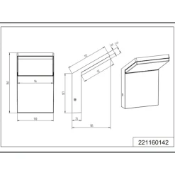 Luminaires de jardin, Lampe murale de jardin Pearl, TRIO
