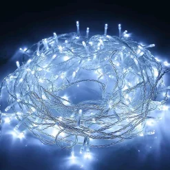 Lumineuse exterieur couleur blanc, guirlande lumineuse Noël 180 micro LED