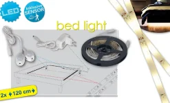 Lumière de lit LED 'Stripe' indoor avec détecteur de mouvement