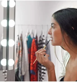 Lumières de miroir de maquillage hollywoodienne avec lumière froide (5700K), lumières de vanité faciles à installer (60 cm)